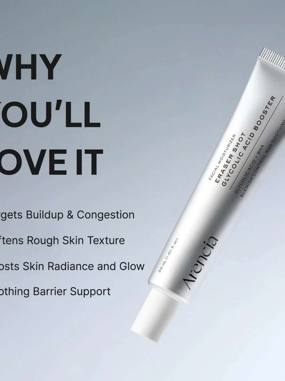 Arencia - Eraser Shot Glycolic Acid Booster